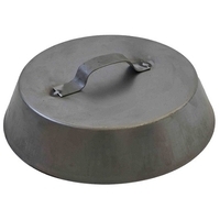 Coppo Tondo Diametro 44 per Camino per Cottura sotto la Brace in Ferro